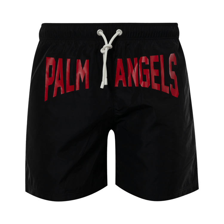 Palm Angels City Swim Shorts Black/Red