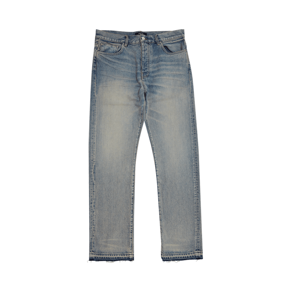 Amiri Release Hem Straight Jean Antique Indigo