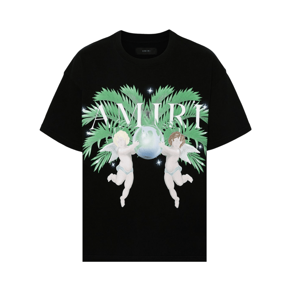Amiri Airbrush Cherub T-Shirt Black