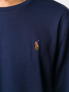 logo-embroidered long-sleeve T-Shirt