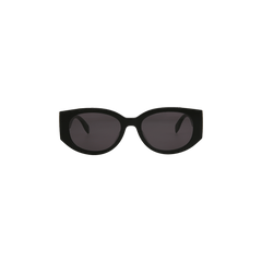 Alexander McQueen Oval Sunglasses Black/Grey