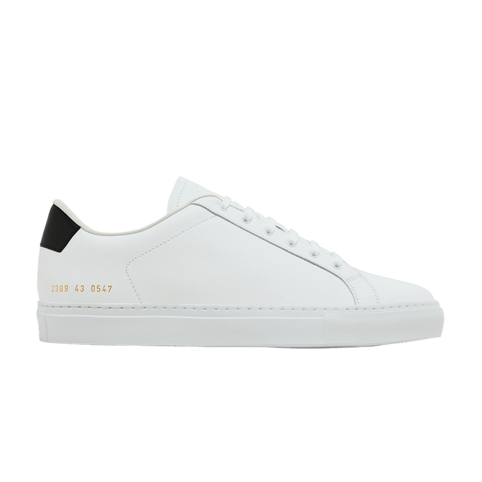 Common Projects Retro Low White Black