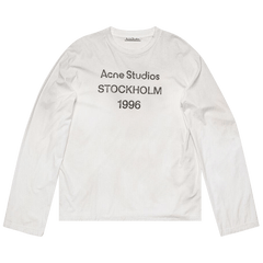 Acne Studios Logo 1996 Long-Sleeve T-Shirt White