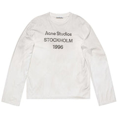 Acne Studios Logo 1996 Long-Sleeve T-Shirt White
