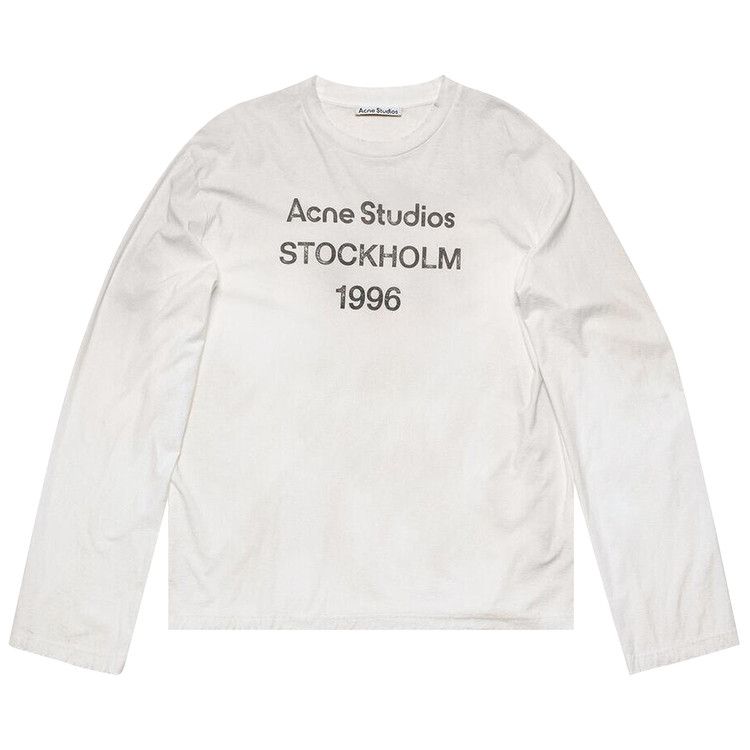 Acne Studios Logo 1996 Long-Sleeve T-Shirt White