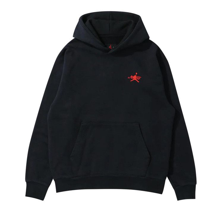Air Jordan x Awake NY Fleece Hoodie Black/Sail/University Red