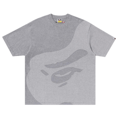 BAPE Ape Head Patch Oversized T-Shirt Grey