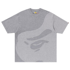 BAPE Ape Head Patch Oversized T-Shirt Grey