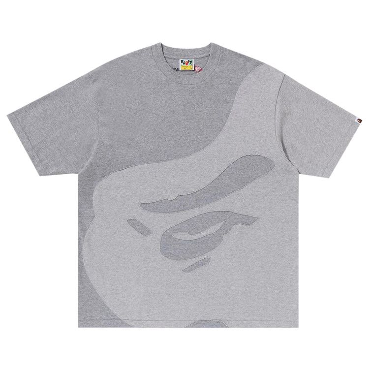 BAPE Ape Head Patch Oversized T-Shirt Grey