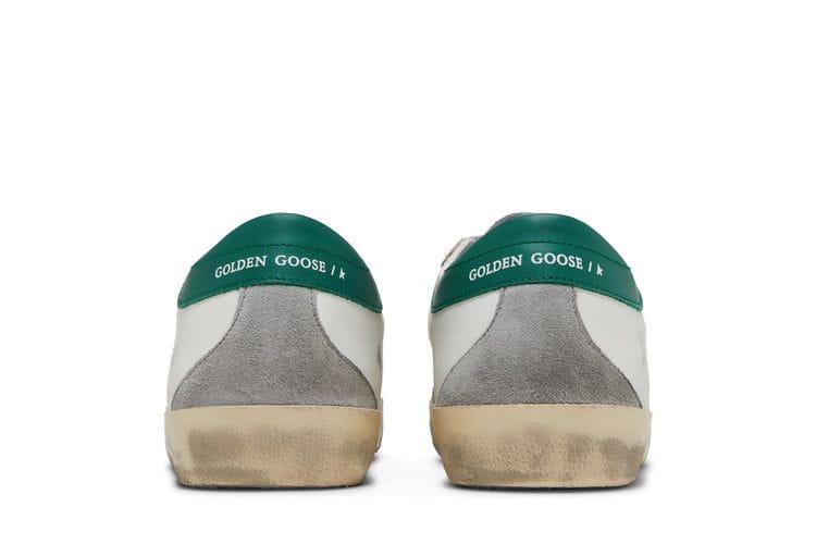 Golden Goose Superstar White Grey Green
