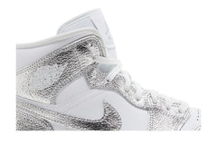 Air Jordan 1 Mid SE Metallic Silver