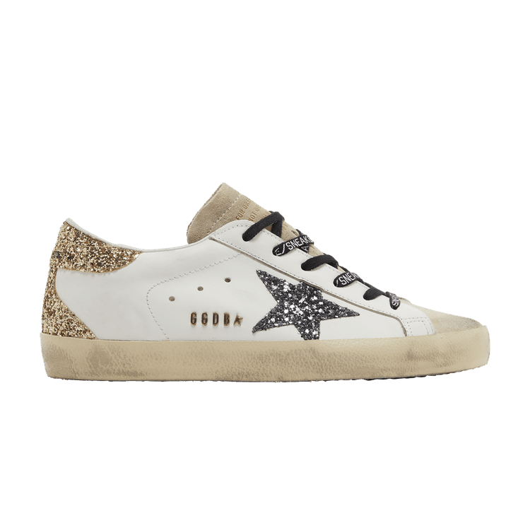 Golden Goose Wmns Superstar 'Optic White Seedpearl Glitter'