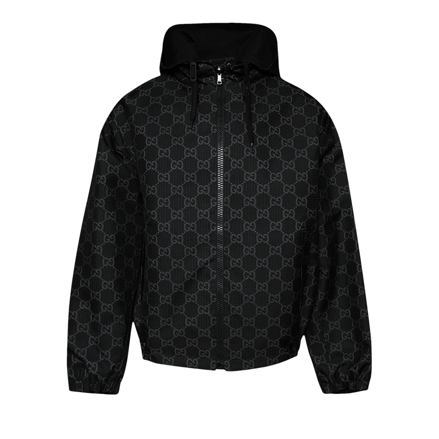 Gucci Reversible Ripstop Nylon Jacket Black/Mix