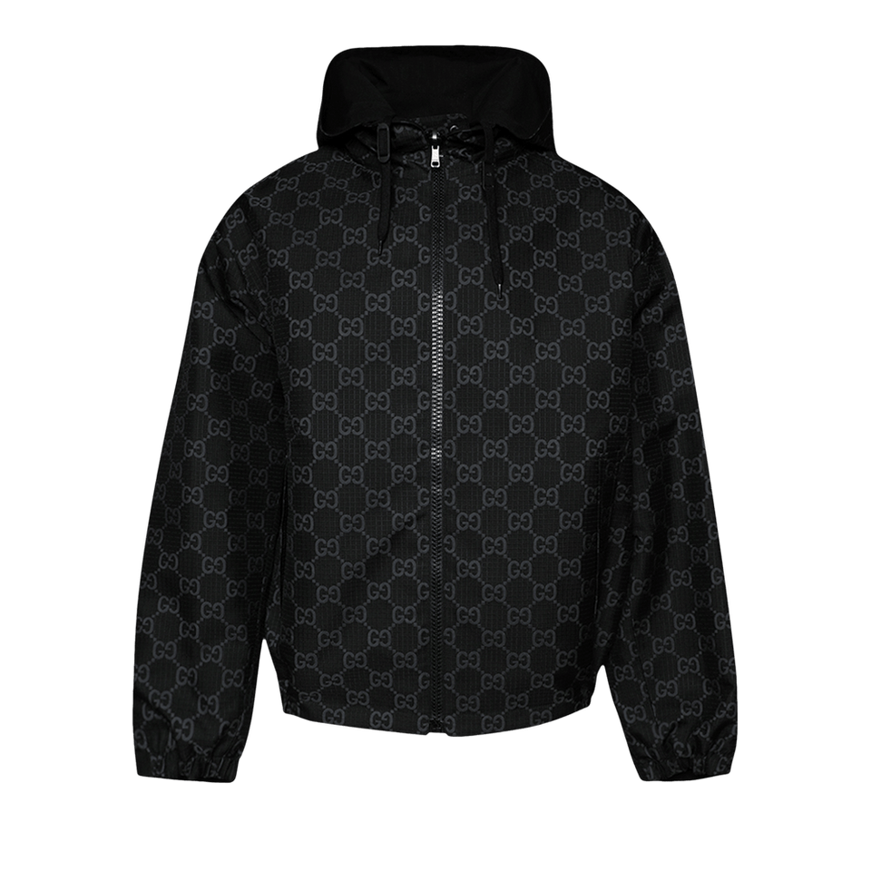 Gucci Reversible Ripstop Nylon Jacket Black/Mix
