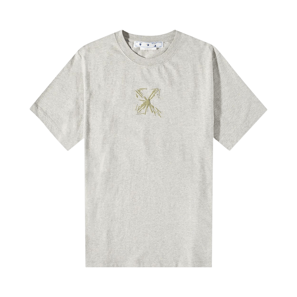 Off-White Splash Arrow T-Shirt Grey