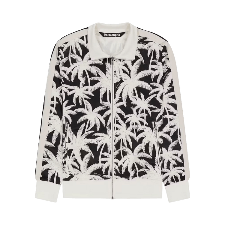 Palm Angels Palms All Over Track Jacket Off White/Black