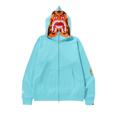 BAPE Tiger Full Zip Hoodie Green