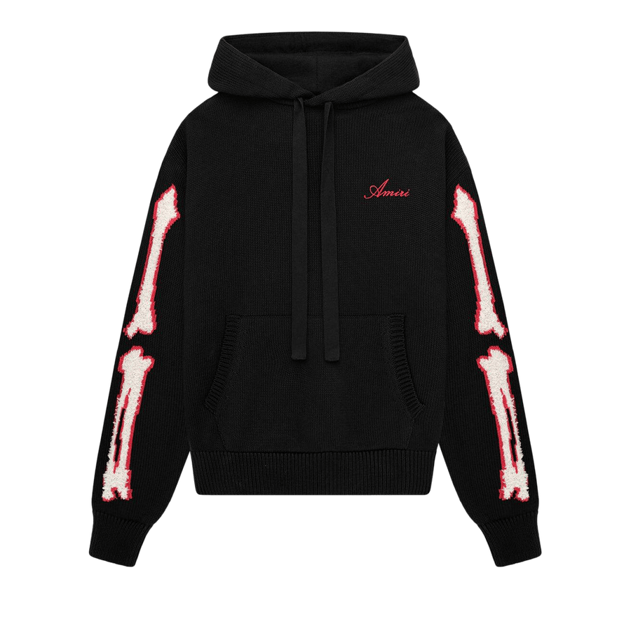 Amiri Bones Hoodie Black