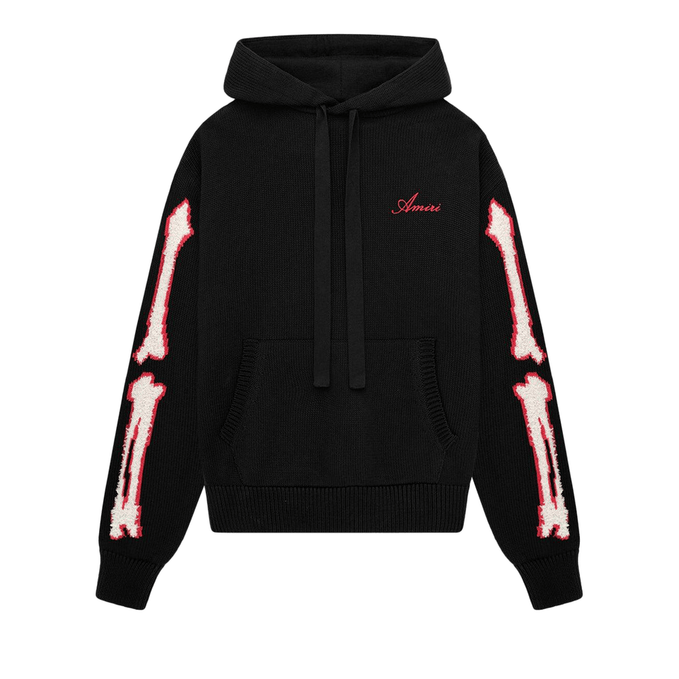 Amiri Bones Hoodie Black