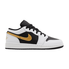 Air Jordan 1 Low GS Gold Swoosh