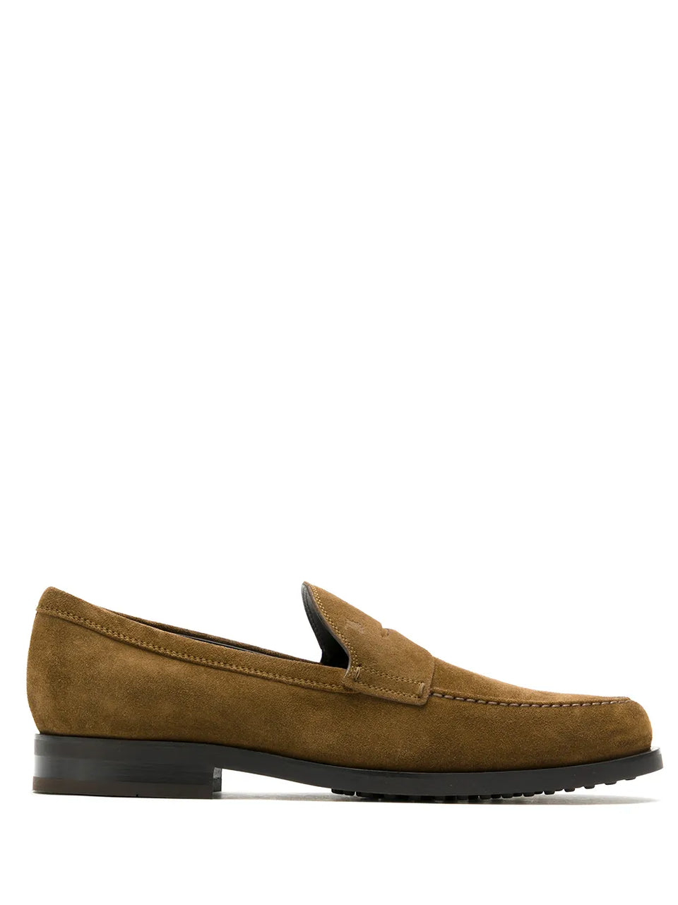 Suede leather loafers