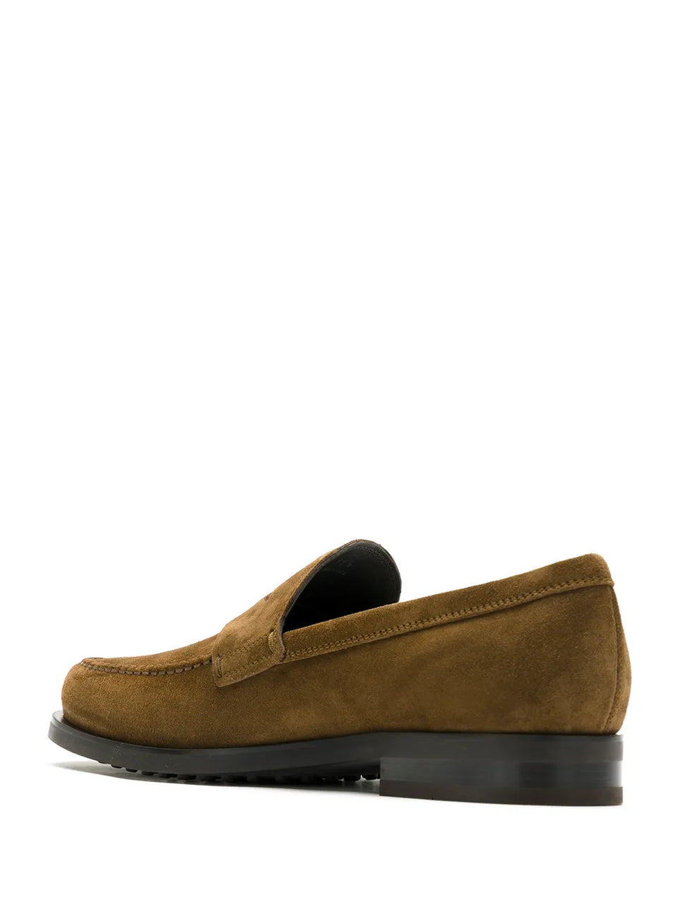 Suede leather loafers
