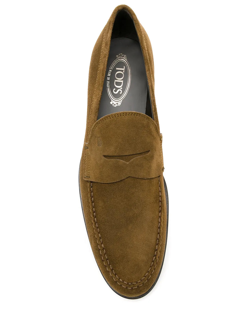 Suede leather loafers