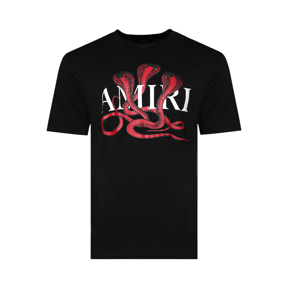 Amiri Snake T-Shirt Black/Red