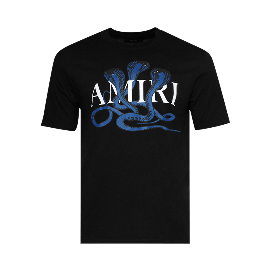 Amiri Snake T-Shirt Black/Blue