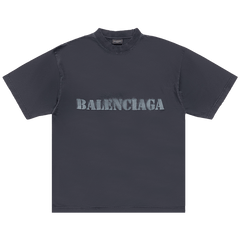 Balenciaga Stencil Type T-Shirt Medium Fit Black