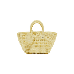 Balenciaga Bistro XS Basket With Strap Yellow