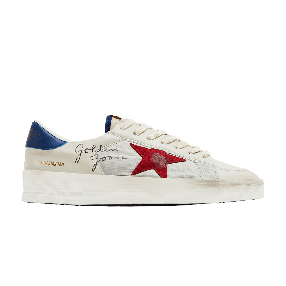 Golden Goose Stardan White Blue Red