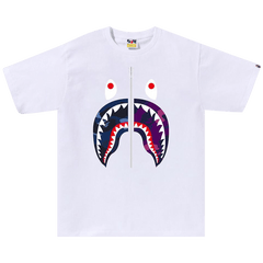 BAPE Color Camo Separate Shark T-Shirt White/Navy