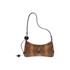 Jacquemus Le Bisou Perle Shoulder Bag Light Brown
