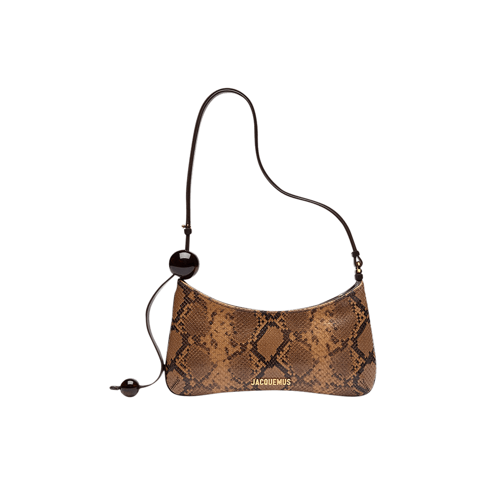 Jacquemus Le Bisou Perle Shoulder Bag Light Brown