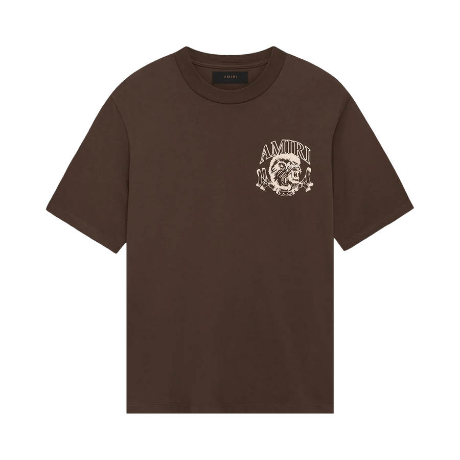 Amiri Lion Outline T-Shirt Dark Brown