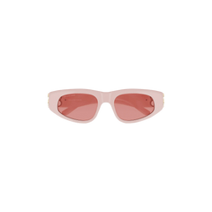 Balenciaga Cat Eye Sunglasses Pink/Gold/Red