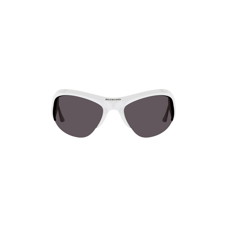 Balenciaga Cat Eye Sunglasses White/Silver/Grey
