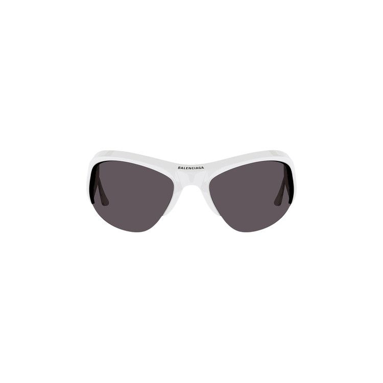 Balenciaga Cat Eye Sunglasses White/Silver/Grey