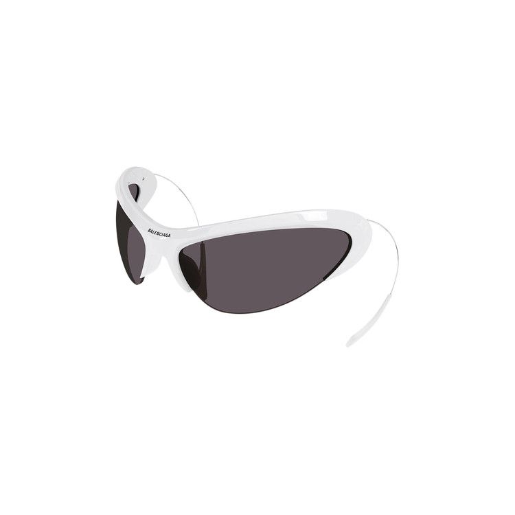 Balenciaga Cat Eye Sunglasses White/Silver/Grey