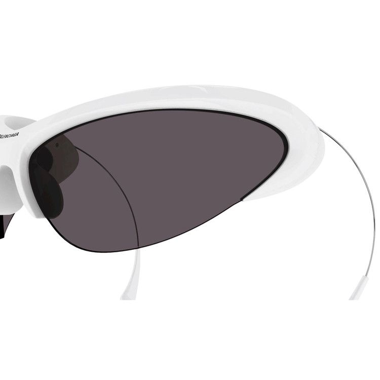 Balenciaga Cat Eye Sunglasses White/Silver/Grey