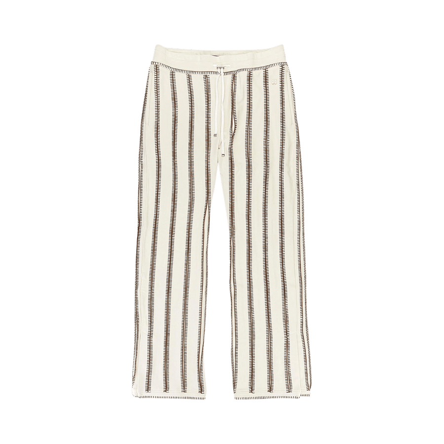 Amiri Stitch Flare Track Pants Alabaster
