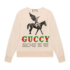 Gucci Crewneck Sweatshirt Natural/Multicolor