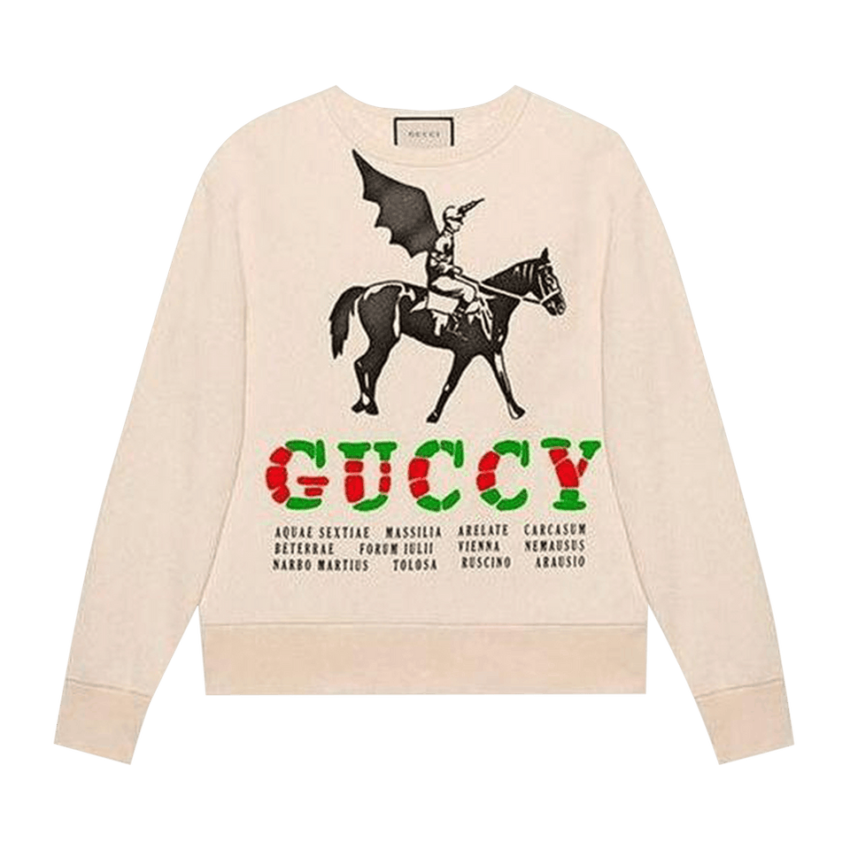 Gucci Crewneck Sweatshirt Natural/Multicolor