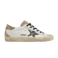 Golden Goose Wmns Superstar 'Optic White Seedpearl Glitter'