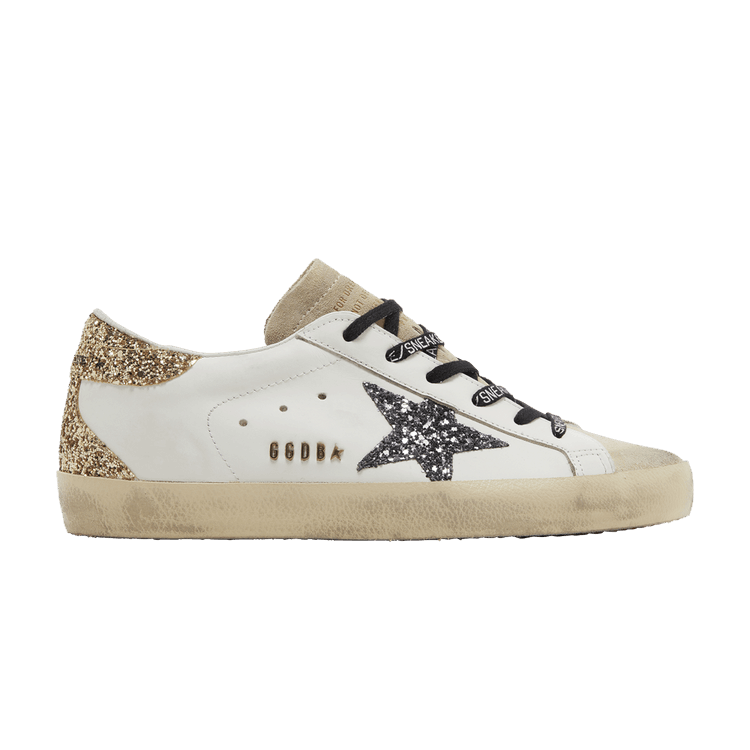 Golden Goose Wmns Superstar 'Optic White Seedpearl Glitter'
