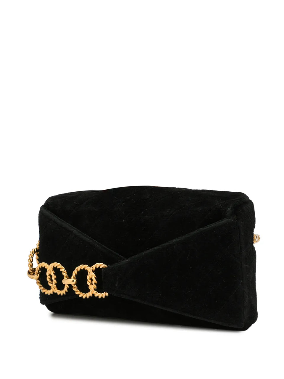1997 quilted chain belt bag