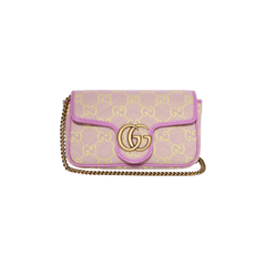 Gucci Super Mini Shoulder Bag Lilac/Yellow