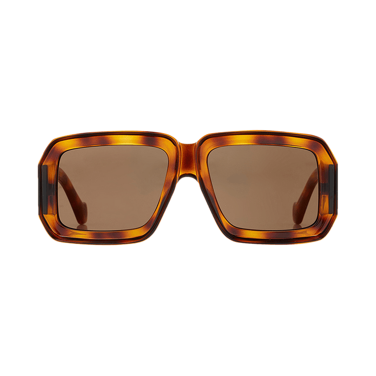 Loewe x Paula's Ibiza Mask Sunglasses Dark Havana/Brown