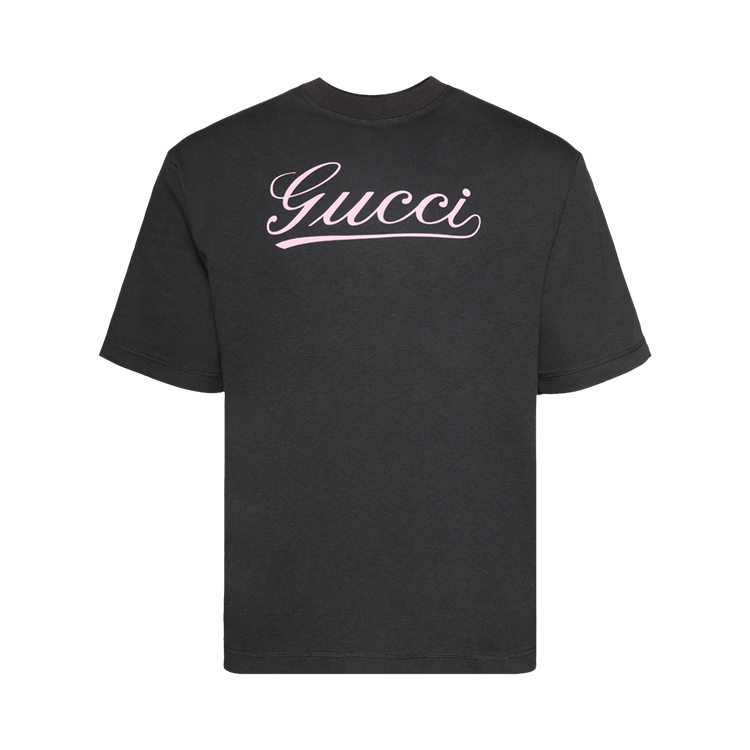 Gucci Script Logo T-Shirt Black